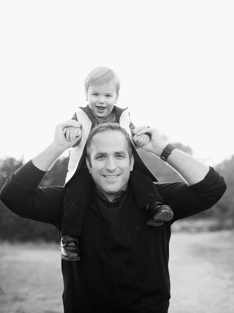 Hakan Oksuzler with his son